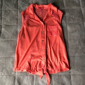 Button down collared shirt